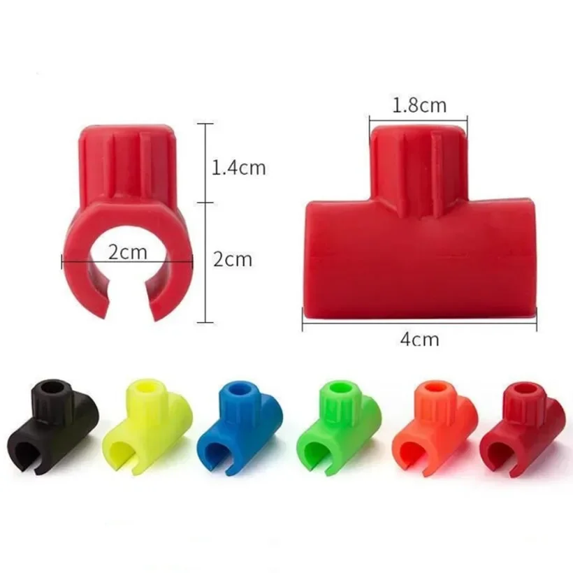 Dispositivo de bobinado de caña de tarjeta de silicona para almacenar líneas de pesca, caña de pescar, dispositivo de almacenamiento de línea de pesca Universal, conector de carrete - imagen 4