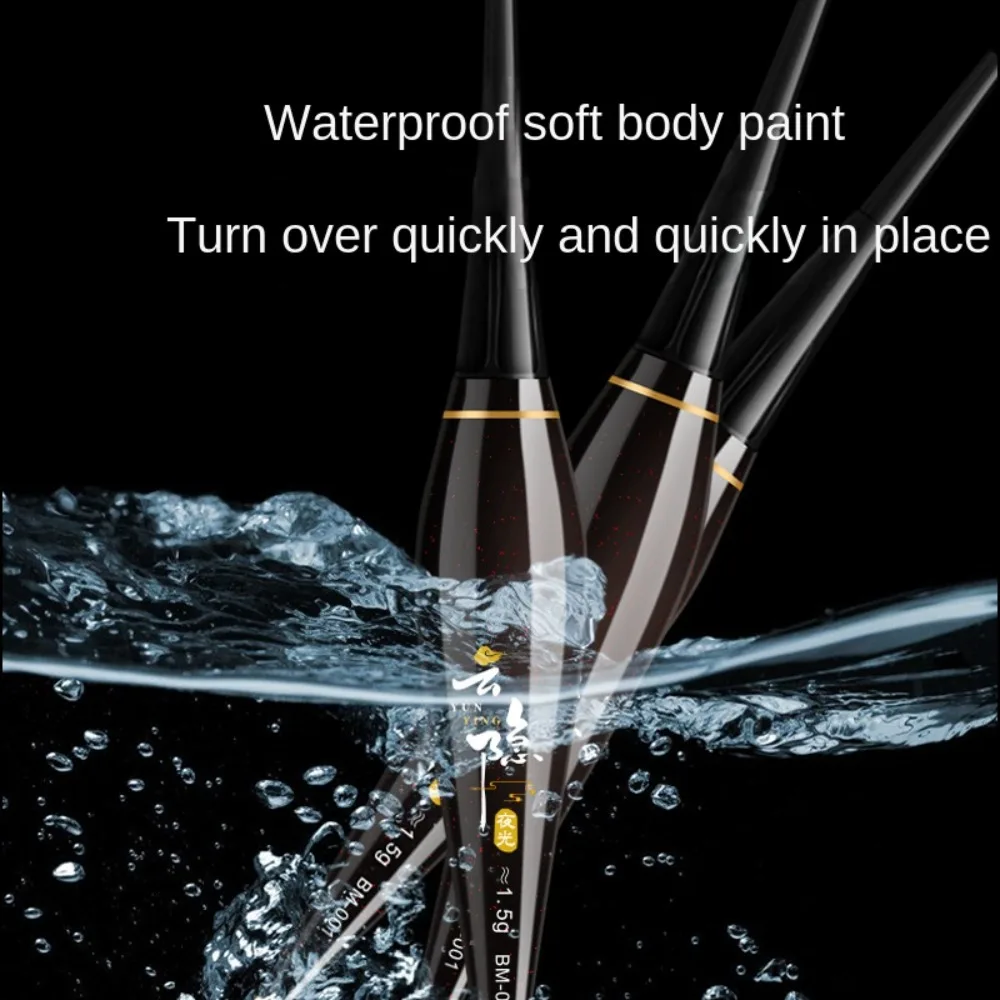 Flotador de pesca electrónico con indicador de alta calidad, boya de tubo de deriva antideslizante, flotadores de pesca en roca, 6 Bobbers ligeros de cola larga - imagen 3