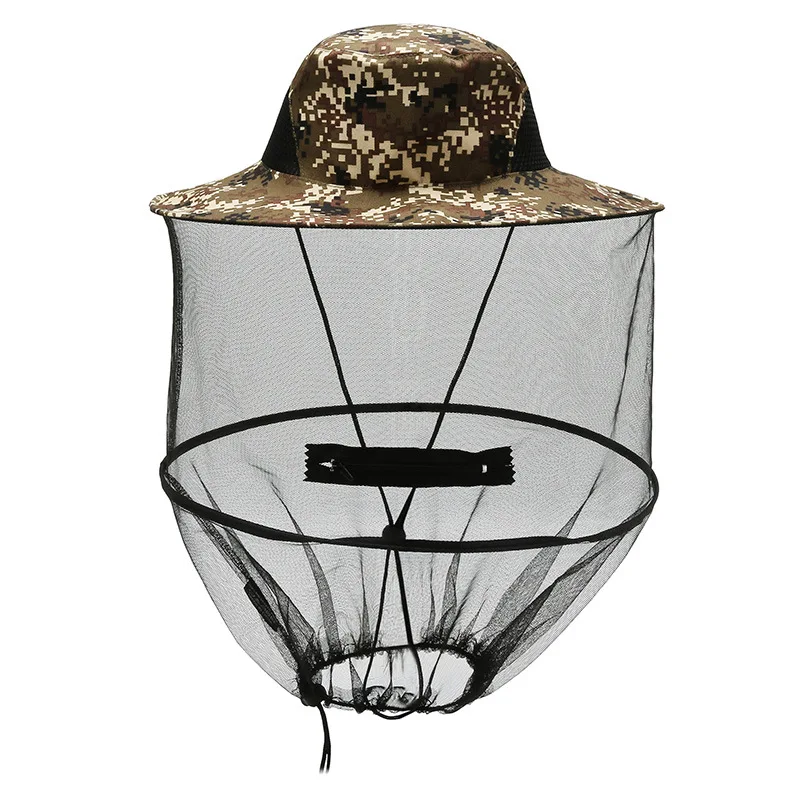 Gorra de pesca plegable para hombres y mujeres, sombrero repelente de mosquitos, malla oculta, protección contra abejas e insectos, protector solar para exteriores - imagen 5
