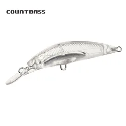 Countbass Señuelos de Pececillo Wobblers Blancos Hundidores