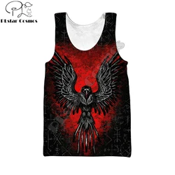 Camiseta sin mangas de pesca Huginn BX55 – Estilo cuervo 3D