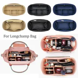 Longchamp organizador de bolso interior de fieltro duradero