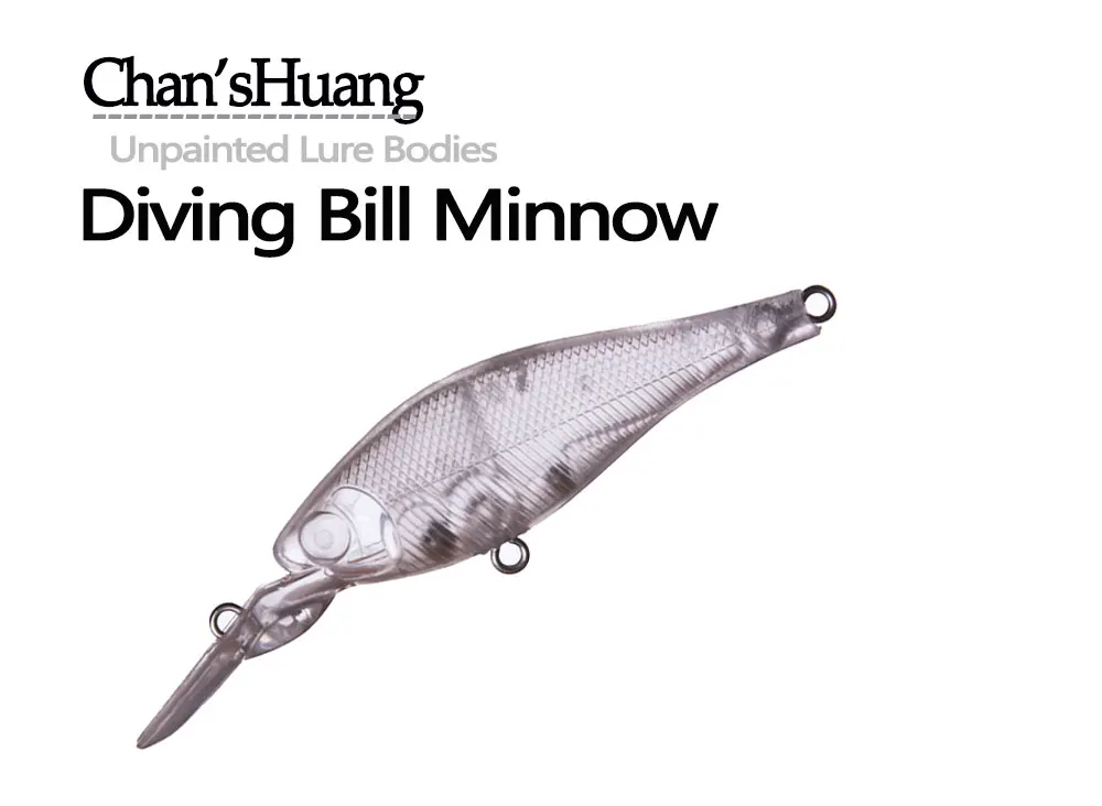 Lote completo de 20 señuelos minnow blancos sin pintar