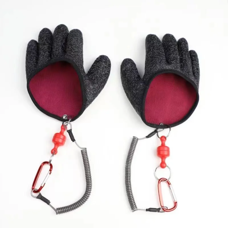 Guantes de pesca antideslizantes para hombre, manoplas de pesca de carpa, anticorte, 1,2 m, accesorios de seguridad para caza de peces - imagen 5