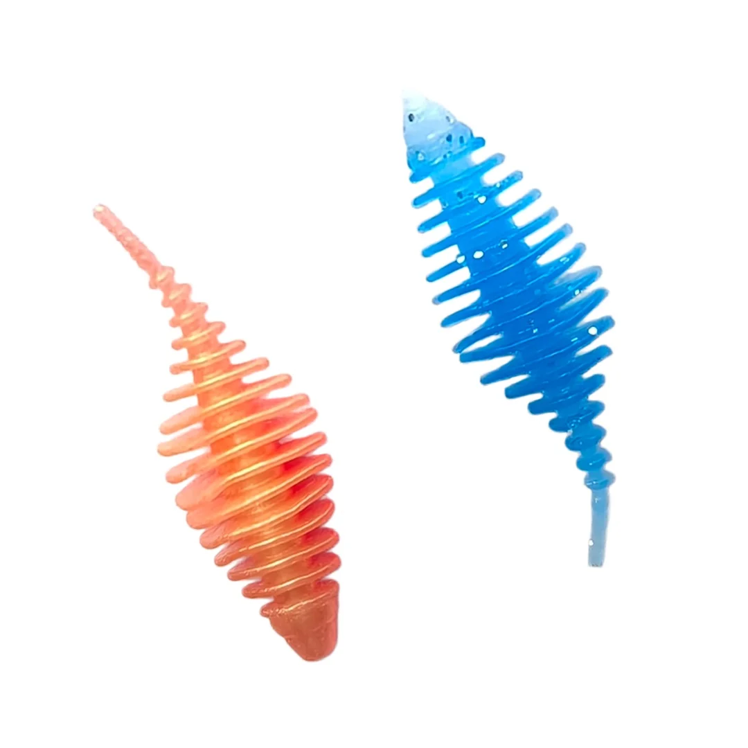 Swolfy Soft Worm vinilo jig swimbait doble color para lubina - imagen 5