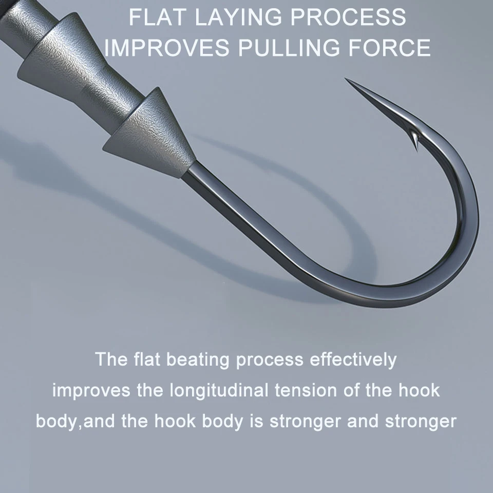 Anzuelo con cabeza de plomo de 5 unids/bolsa, anzuelo de calamar inoxidable de alto carbono, accesorios de aparejos de pesca, 3,5g, 5g, 7g, 10g, 12,5g, 15g - imagen 5