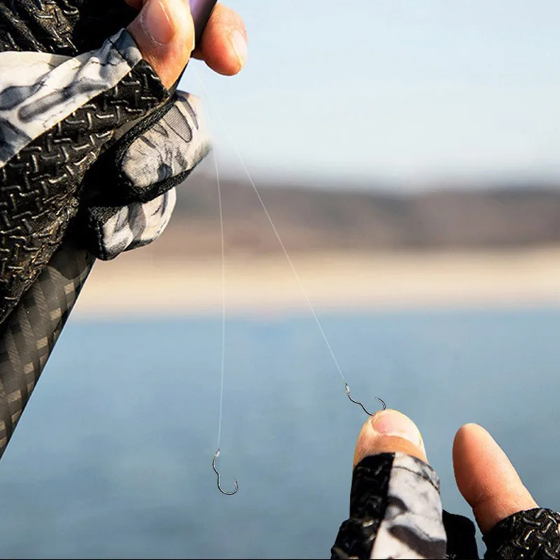 Anzuelo de acero con alto contenido de carbono, accesorio de pesca de carpa, púas afiladas, automático, novedad, lote de 12 unidades - imagen 4