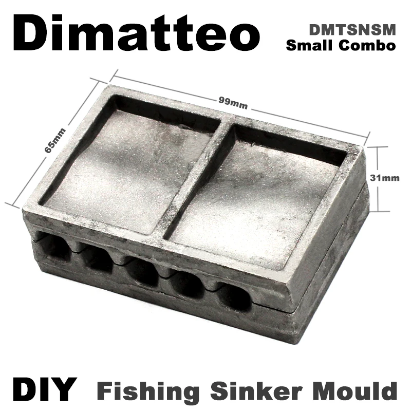 Molde plomo pargo Dimatteo DMTSNSM – 5 cavidades - imagen 4