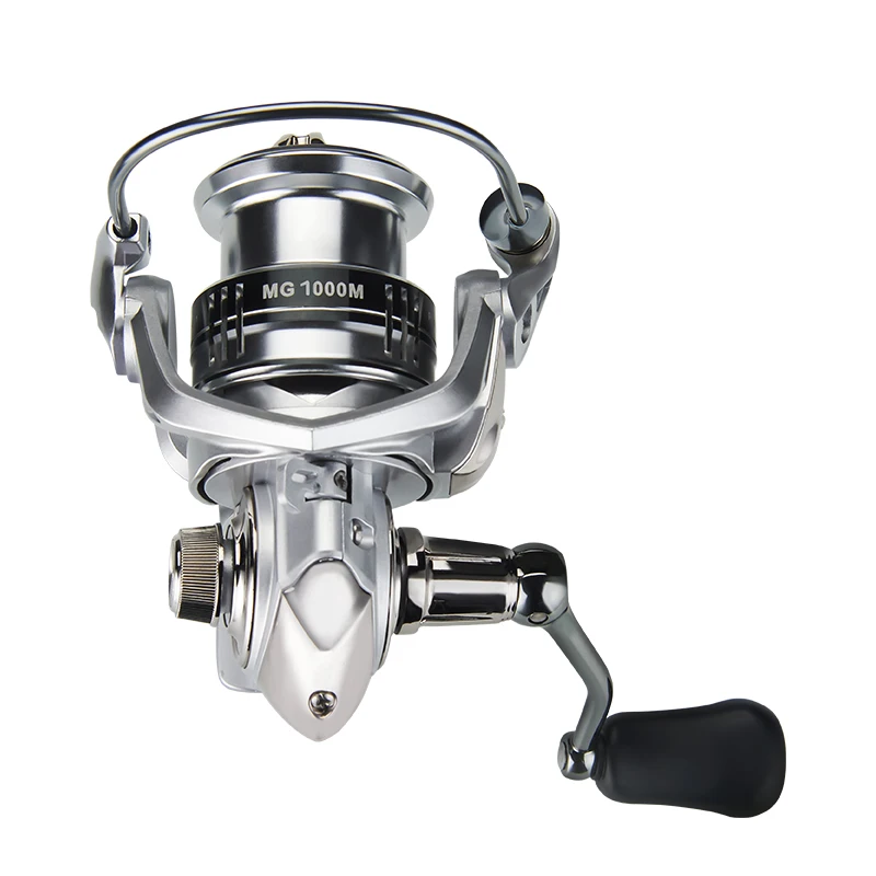 DEUKIO nuevo carrete de pesca giratorio ultraligero arrastre máximo 8kg carrete giratorio para carpa Lucio pesca de lubina bobina agua dulce agua salada - imagen 3