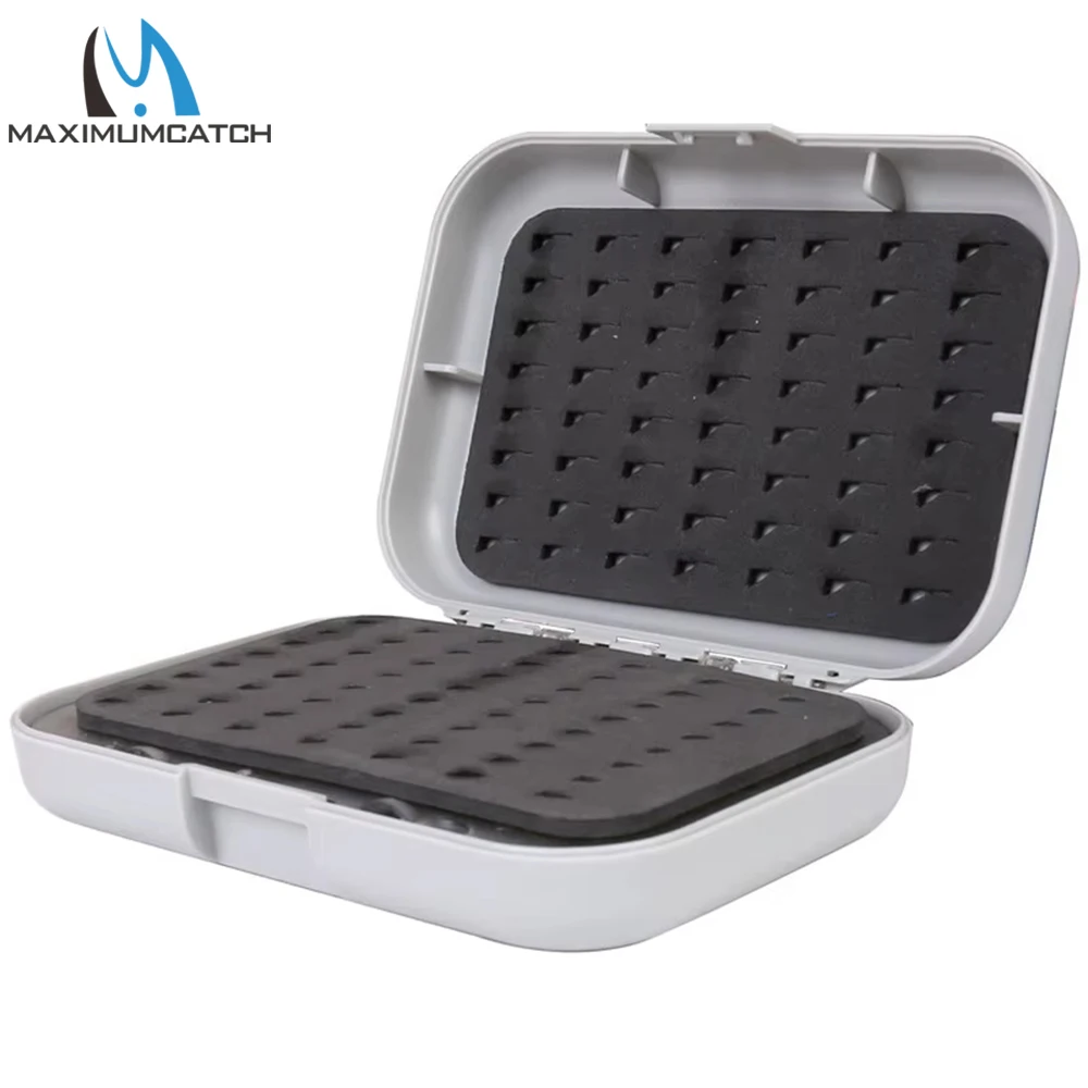 Maximumcatch Caja Moscas Impermeable – Espuma Ranurada Secas/Húmedas