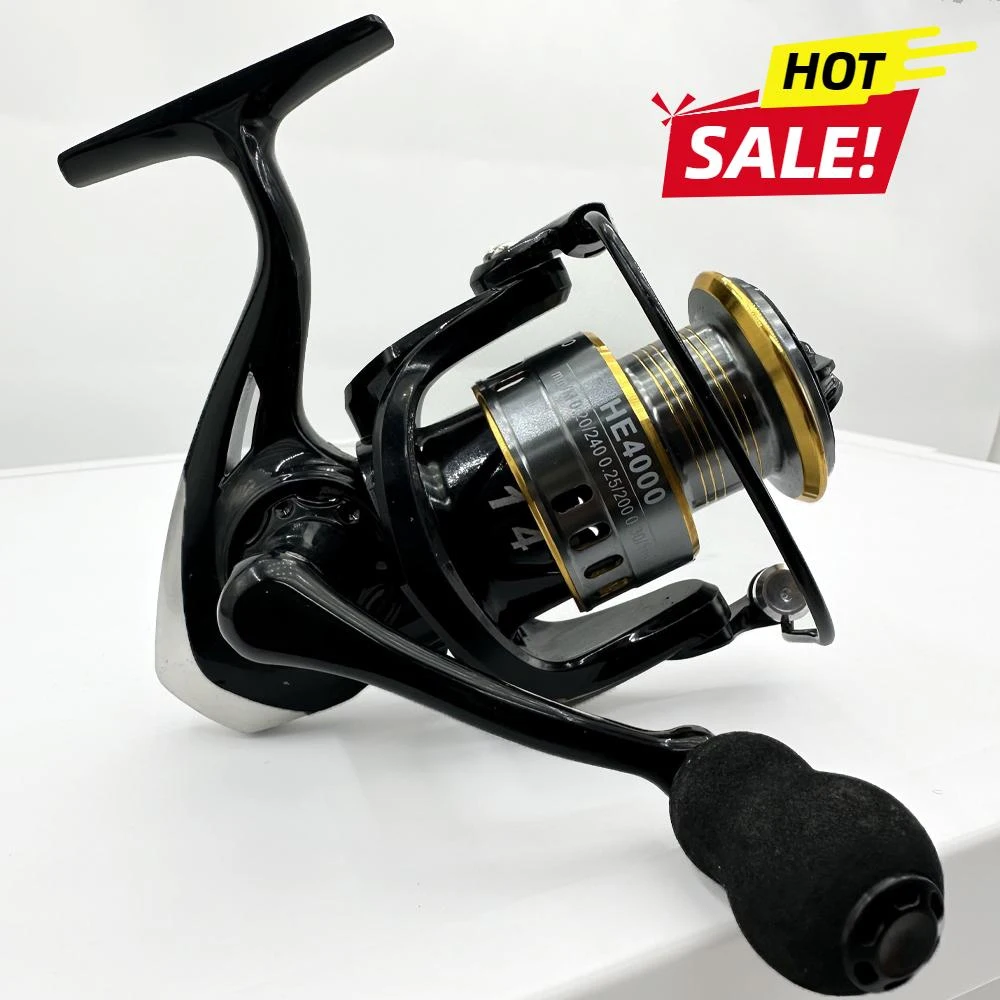 Carrete de pesca ultraligero serie 1000-7000, relación de engranaje intercambiable izquierda y derecha: 5,2:1 /4,7: 1, herramientas de pesca al aire libre con ruedas