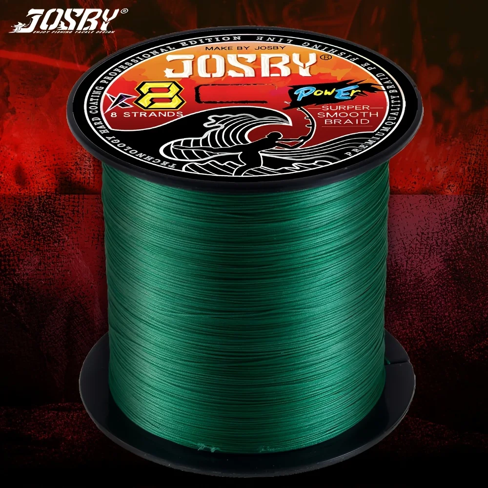 JOSBY líneas de Pesca X8 hebras trenzadas PE 300m Japón multifilamento carpa Pesca alambre tejido fuerte Pesca 8 hebras línea de Pesca - imagen 3