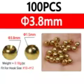 100pcs 3.8mm