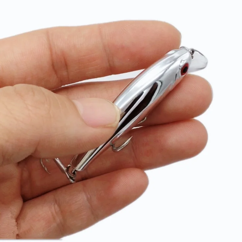 1 Uds 5,5 cm/6,5g Mini láser duro Minnow hundimiento cebo Wobbler Jerkbait manivela Señuelos de Pesca gancho lubina Pesca aparejos de agua dulce y salada - imagen 2