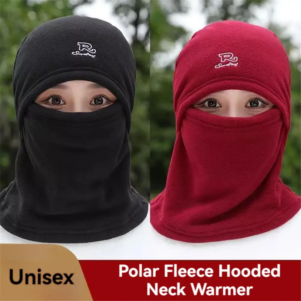 Gorro de pasamontañas Polar impermeable para ciclismo, esquí para clima frío, cubierta facial térmica con capucha, calentador de cuello para mujeres y hombres - imagen 3