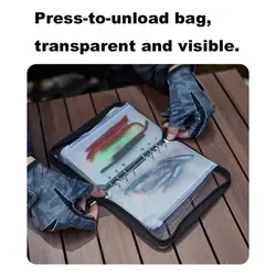 Bolsa estanca para señuelos Luya, interior impermeable de PVC