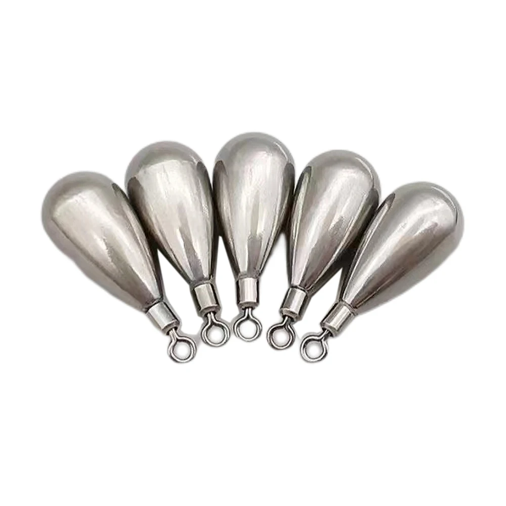 Pesas de tungsteno para pesca, plantilla de plomos, gancho japonés, cabeza de lágrima, tiro de bala - imagen 5