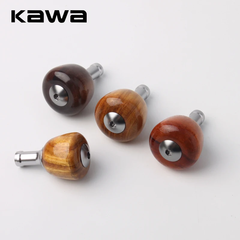 Kawa-perilla de mango de pesca, materiales de sándalo rojo para Spinning S/D y carrete de pesca con gota de agua, accesorio para perilla DIY, nuevo - imagen 5