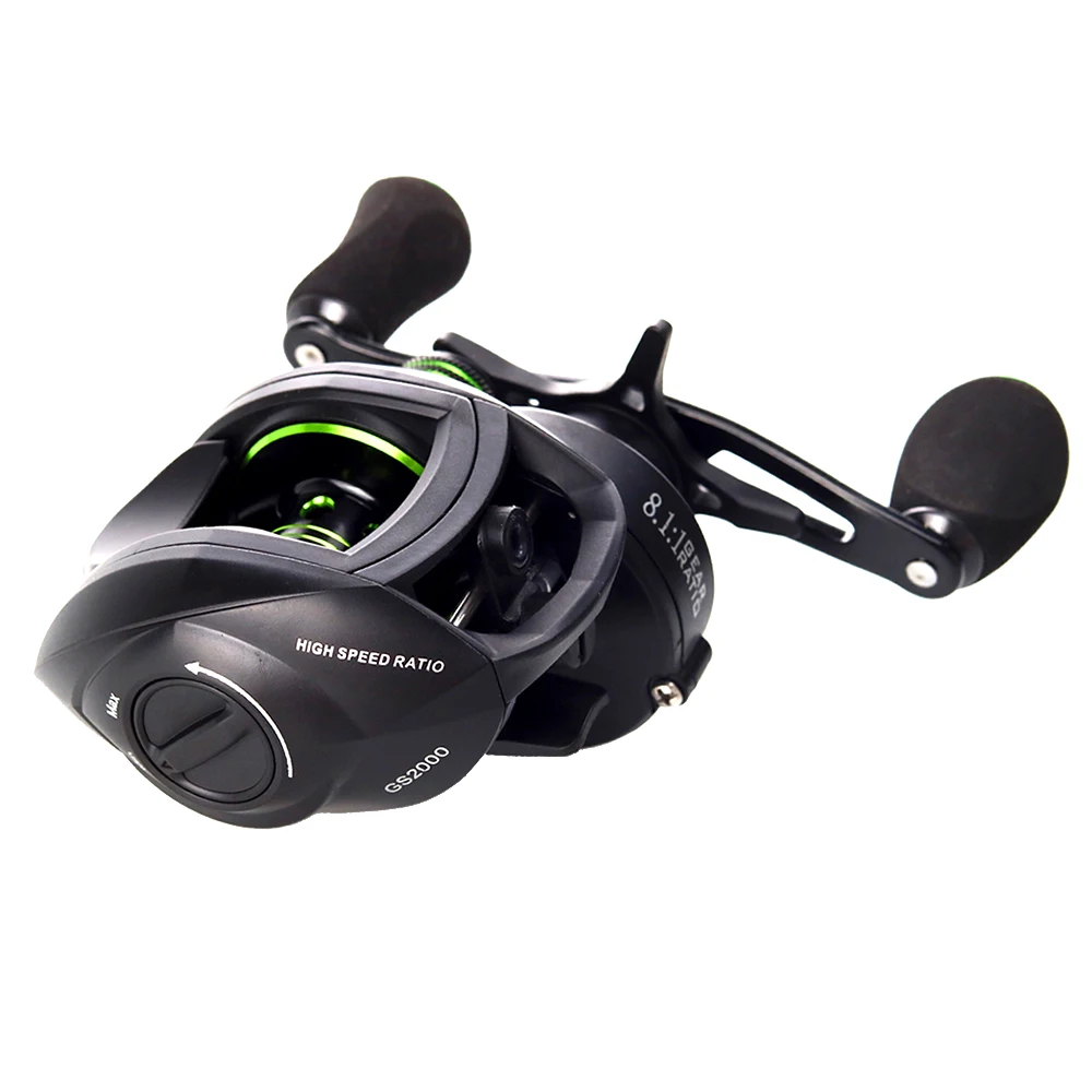 JOF-carrete de Baitcasting de alta velocidad, sistema de freno magnético de agua salada fresca, ultraligero, relación de engranaje 8,1: 1, 17 + 1BB, nuevo - imagen 3