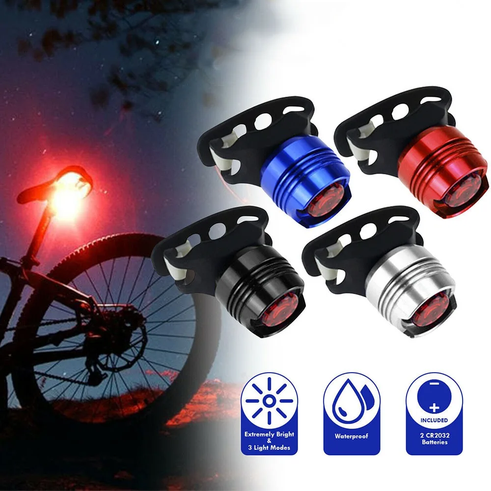 Luz Trasera LED Roja para Bicicleta – Impermeable con Correa - imagen 3