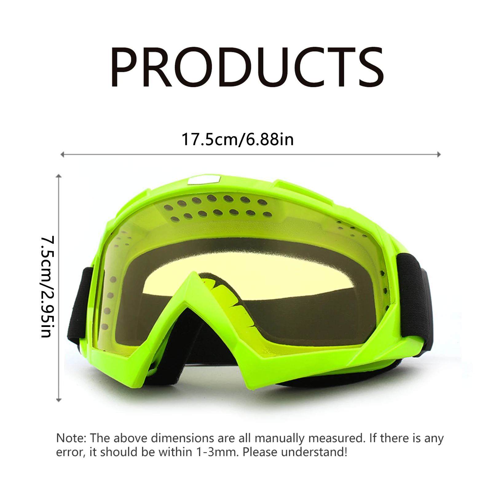 Gafas a prueba de viento para exteriores para hombres y mujeres, ciclismo, montar, esquiar, gafas de moda, locomotora portátil, accesorios deportivos - imagen 5