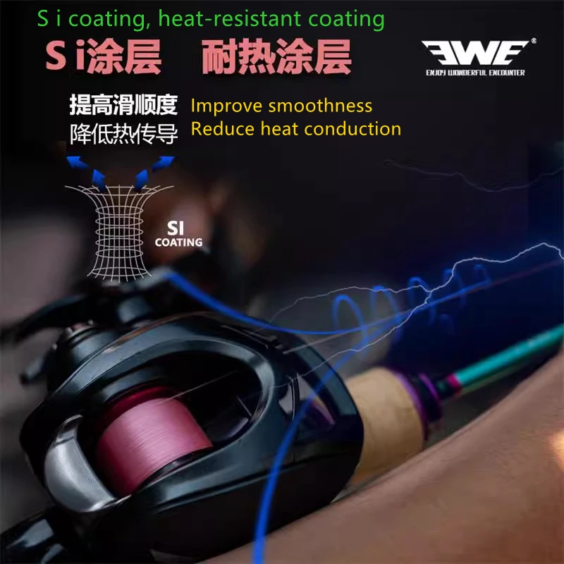 EWE-línea de pesca de tiro largo, hilo de alambre trenzado de fibra de carbono, accesorios de pesca de lubina de alto valor extensible, 8x2023 m, PE PRO, novedad de 150 - imagen 4