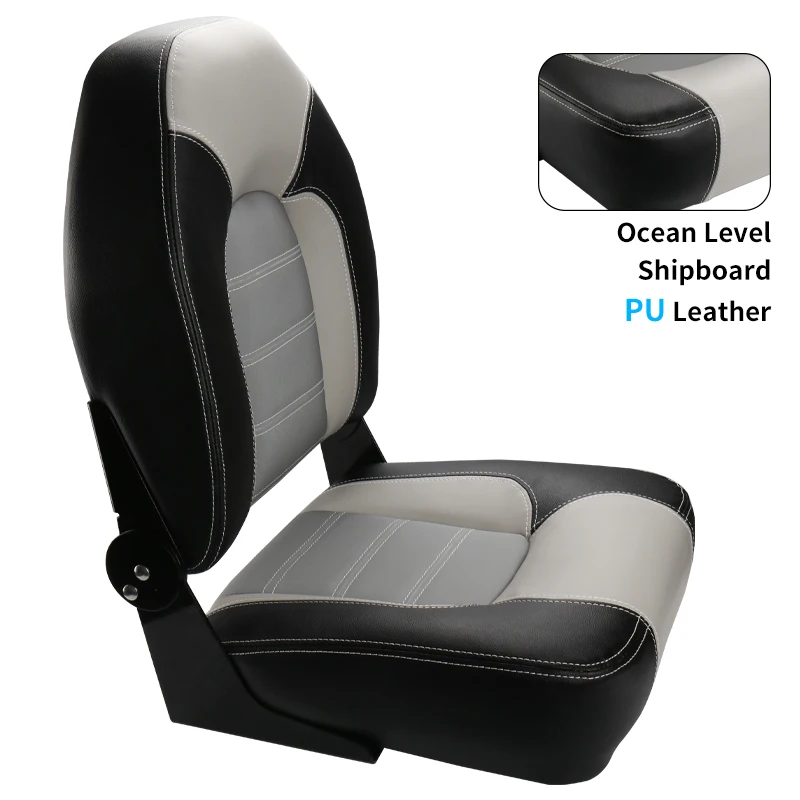 Asientos de barco de pesca de PVC, tumbona de vapor, asiento de barco Lancha marino de fundición profesional, muebles de barco cómodos y resistentes al agua - imagen 3