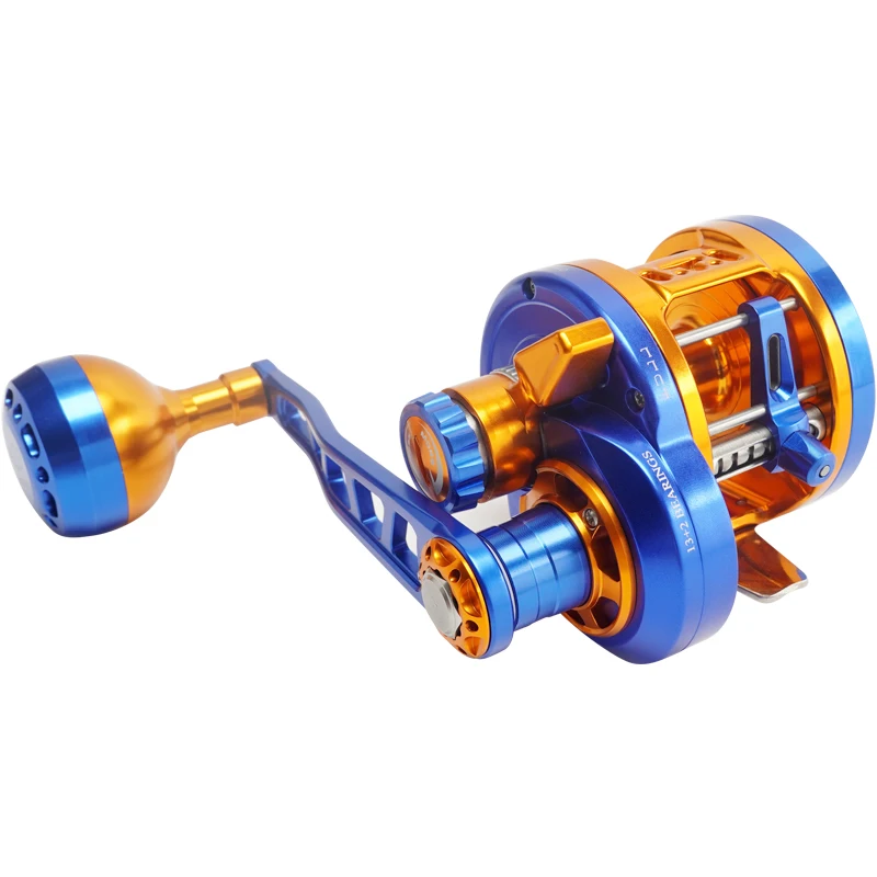 Carrete Jigging Lento Madox 15BB Arrastre Potente Agua Salada - imagen 5