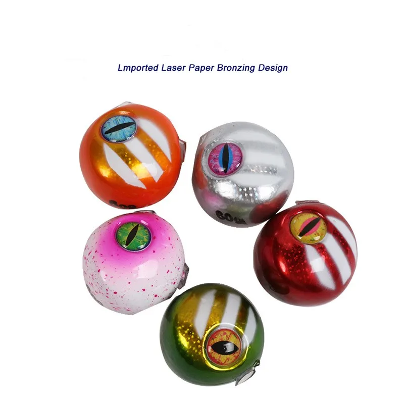 ALASICKA, 1 unidad, 60G, 80G, brillo Tai Kabura, Señuelos de Pesca Jigging, plantillas deslizantes, plomo para pargo, canguera, barco de mar, pesca, cebos Tenya - imagen 3