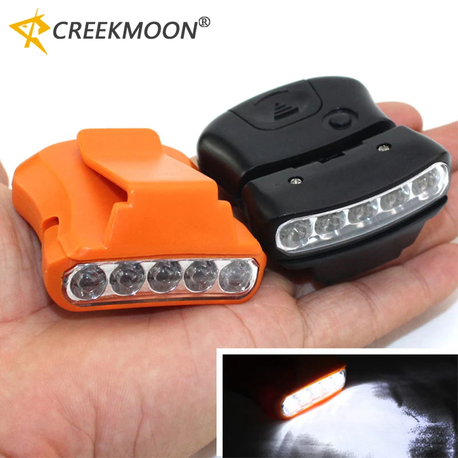 Linterna frontal LED Power 5 – Luz impermeable para pesca nocturna