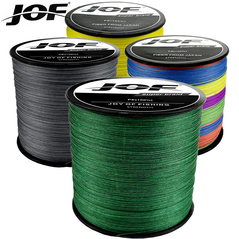 JOF X12 X8 súper fuerte 12 hebras 8 hebras hilo de pescar trenzado 300M 500M 1000M multifilamento PE línea aparejos de pesca de agua salada - imagen 4