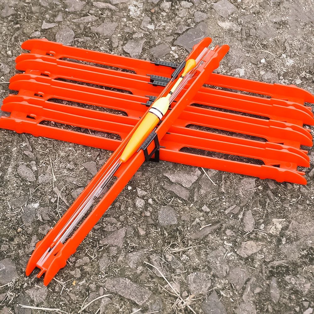 Hirisi 10 Uds línea de pesca de plástico tablero de bobinado soporte de aparejo accesorios de sedal bobinadoras de aparejo WD101 - imagen 2