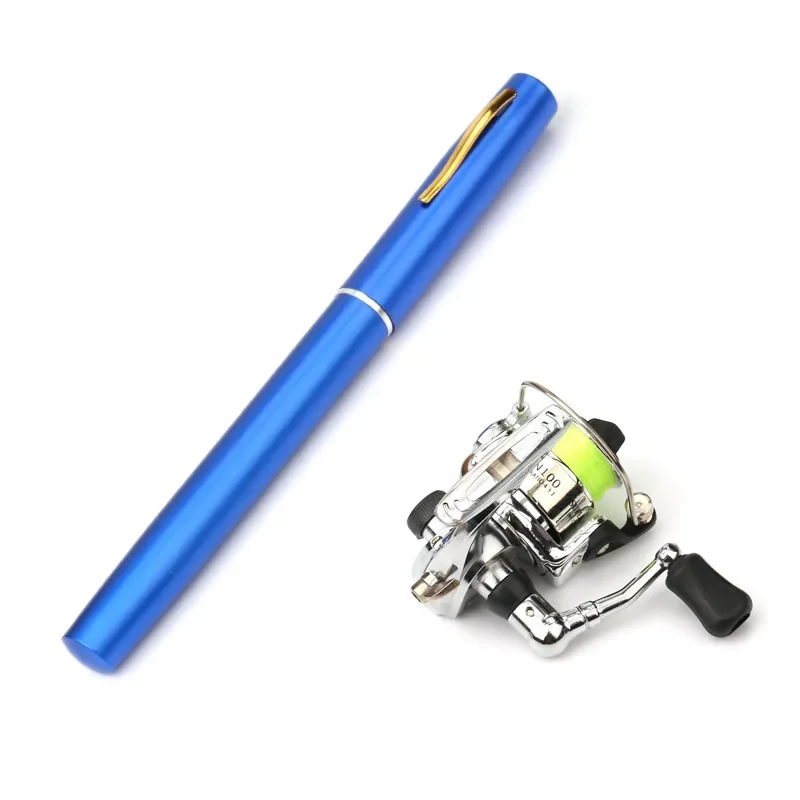 Caña de pescar en hielo ultracorta Mini 1,4 m para pesca discreta - imagen 3