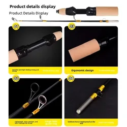 Combo de caña de pescar de tamaño Mini, accesorios de señuelo de carrete pequeño, señuelo Artificial, diseño ultraligero, conjunto combinado de pesca de agua dulce