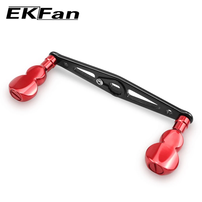 EKFan-MANGO recto de aleación, 110MM, 35G de longitud, 8x5MM, 7x4MM, agujeros para Dawa, Shimno, Bast, carrete de agua de fundición DIY - imagen 5