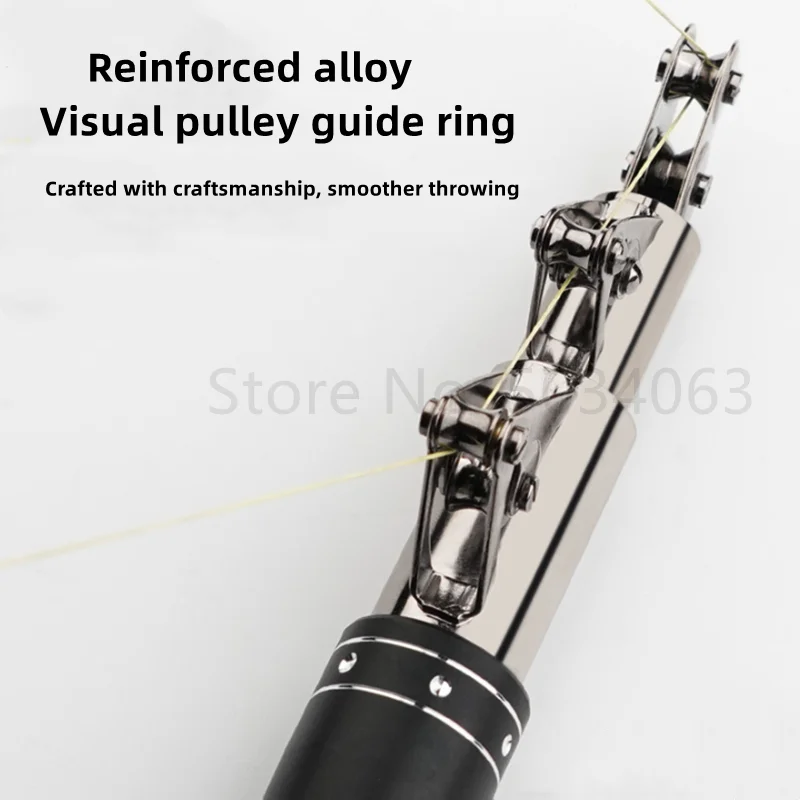 Caña de pescar telescópica de carbono 2,1, caña de tiro para lanzar peces pesados de larga distancia, 50kg por encima - imagen 4