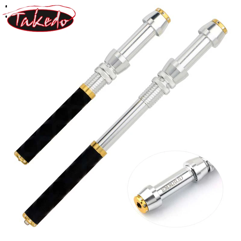 TAKEDO MYIZL Mini caña de pescar giratoria mar fibra de carbono herramientas de pesca hielo telescópico pequeñas cañas de pescar - imagen 4