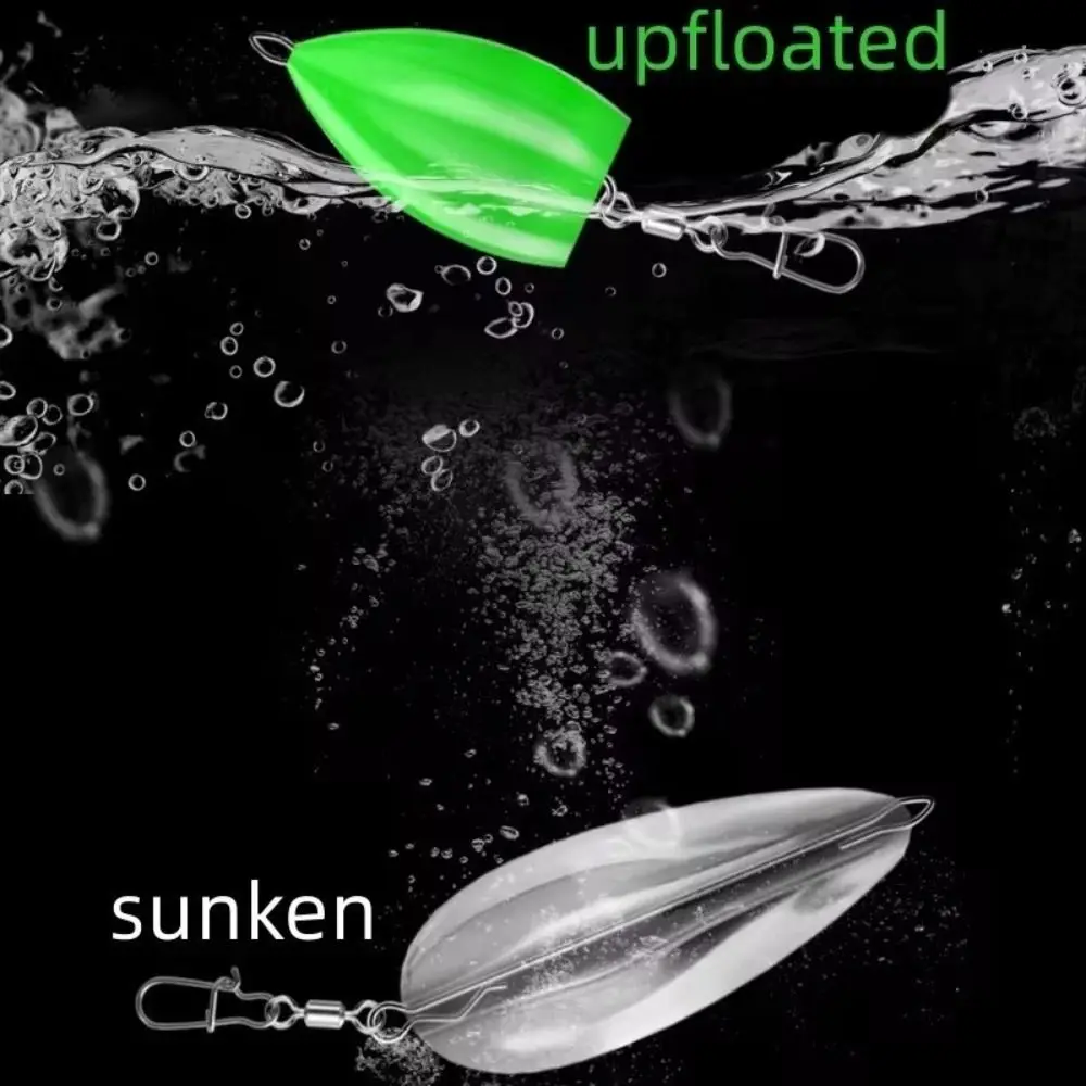 Señuelo de pesca con mosca de silicona duradero, herramientas de pesca transparentes, flotador de tiro largo, ayuda de fundición que se hunde, 3,2g/7,5g, 10 Uds. - imagen 3