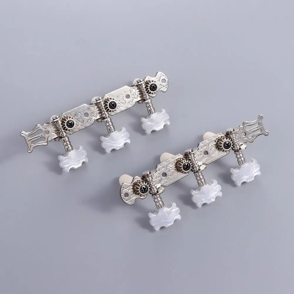 Mecanismo de bobinado superior, sintonizadores de teclas, cabezales de máquina, perilla de afinación de guitarra, clavijas de afinación, botón de cuerda de guitarra - imagen 5