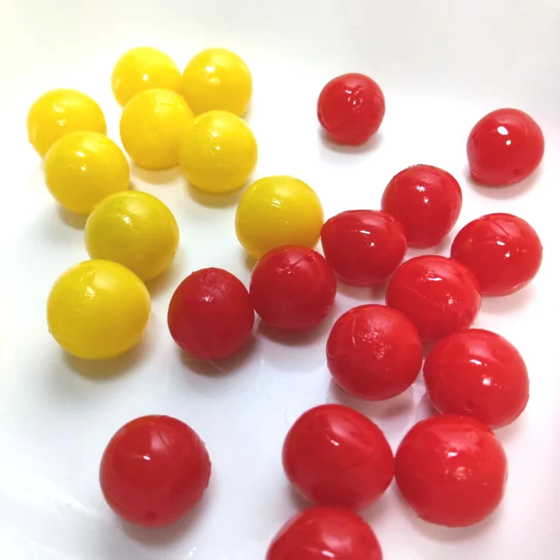 Cebo de pesca flotante suave, 100 Uds., bola de cuentas artificiales biónicas, accesorios para peces Luya, señuelos, productos para aparejos, рыба considerado pesca completo