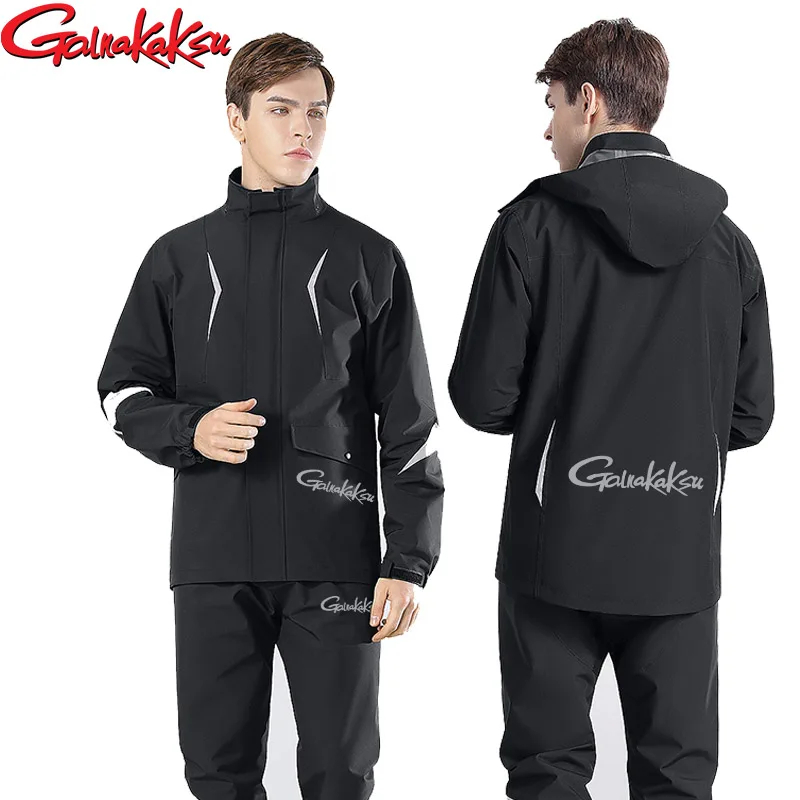 Chubasquero Pesca Reflectante Nocturno – Impermeable y Cortavientos