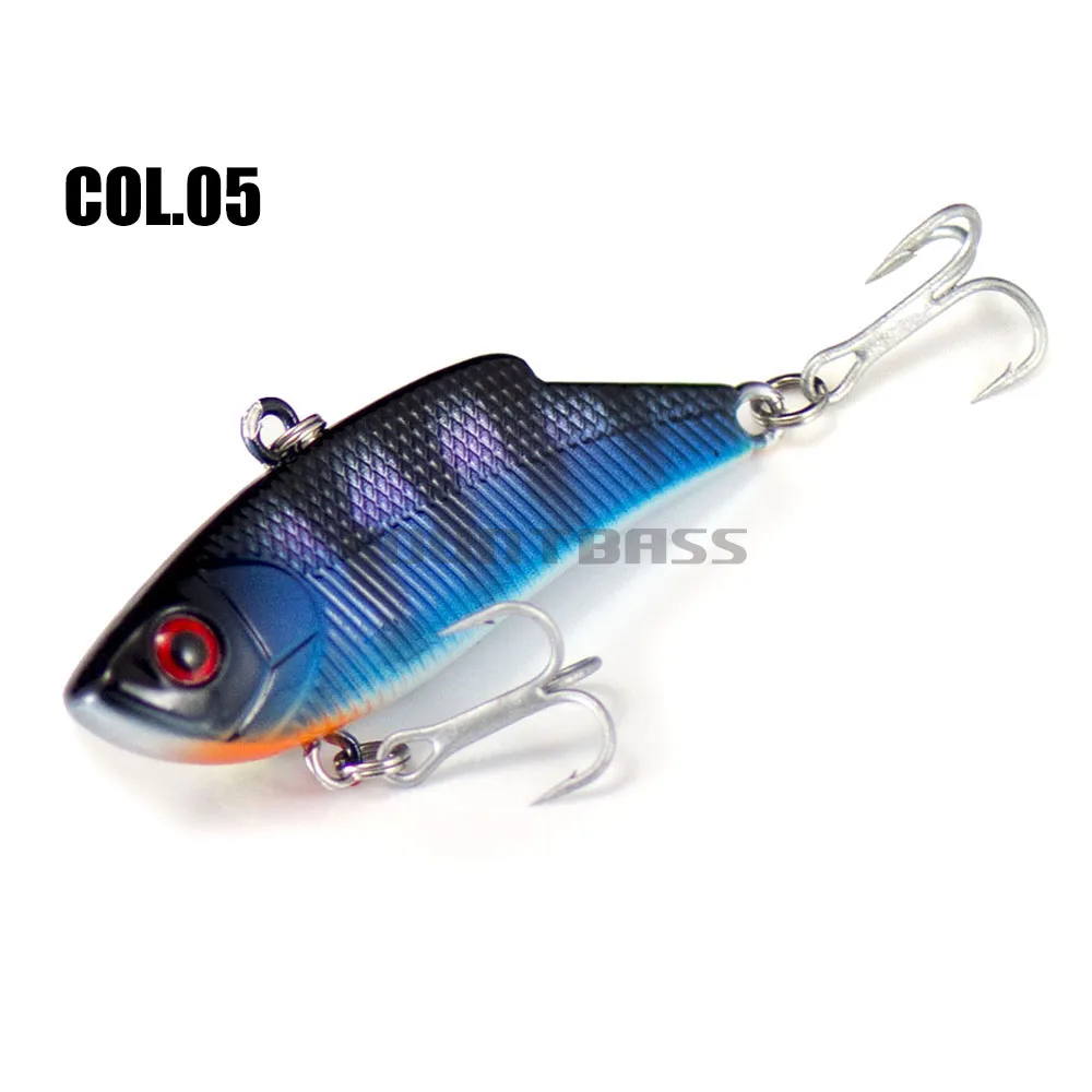 Señuelos de pesca con vibración Countbass 55mm 2-11/64 "10g 23/64 oz., hundimiento sin labios Crankbait Wobbler cebo duro Vib sonajero para lubina
