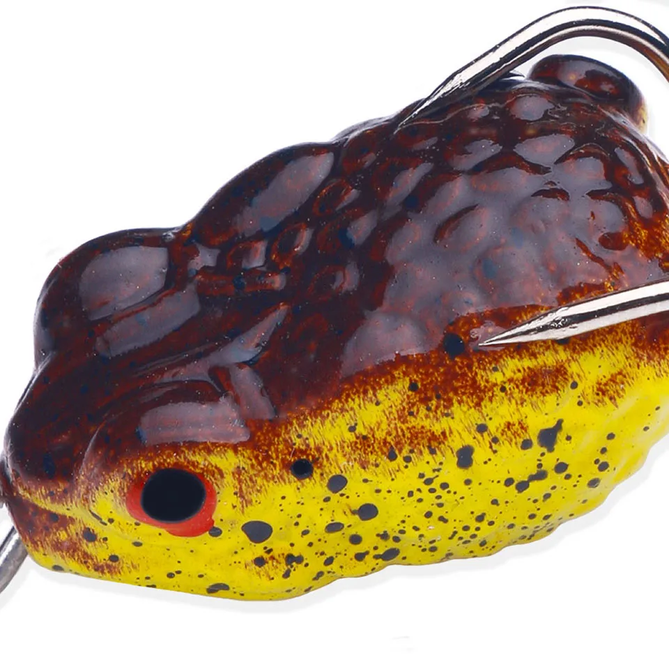 Señuelos de Pesca de rana blanda Topwater, Crankbait, cebo Artificial suave, aparejos Wobbler para pesca, 1 pieza - imagen 3