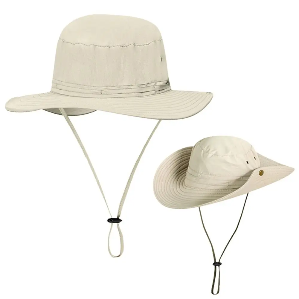 Sombrero de sombrilla de Montañismo para hombre y mujer, protector solar para pesca, protección UV, ocio, sombrero de pescador, Boonie, Verano - imagen 4