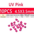 10PC 4.5x3.5mm Pink