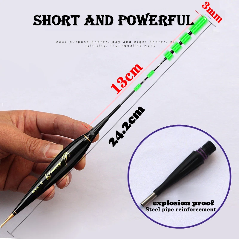 Nueva actualización de flotador electrónico de pesca, flotador de pesca rocosa de larga distancia, detección de gravedad, convierte cola flotante roja y atrevida + carga USB - imagen 4