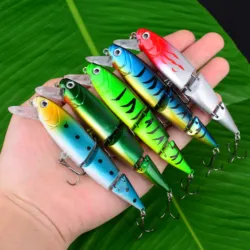 Wobbler Minnow 11cm – Cebo duro multisección para perca y carpa