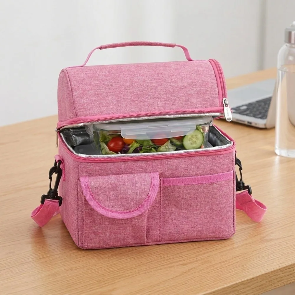 Bolsa térmica impermeable doble capa con correa ajustable - imagen 4