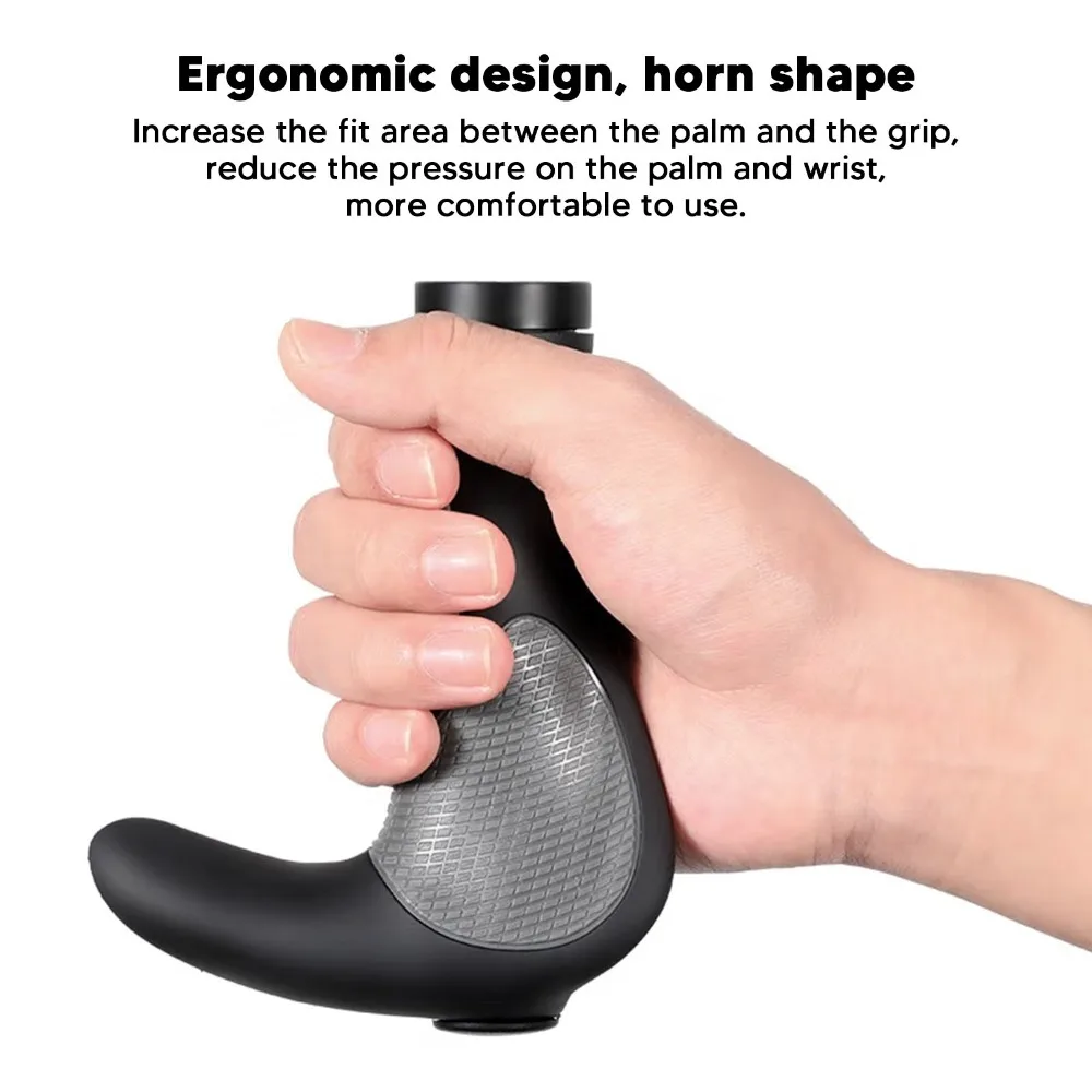 Empuñaduras ergonómicas para manillar de bicicleta de montaña, empuñaduras de goma para sujetar bicicletas con llave, empuñaduras antideslizantes con absorción de impacto - imagen 5