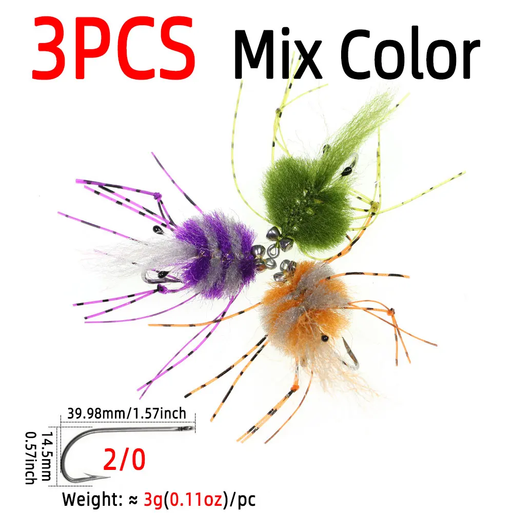 3pcs Mix Color